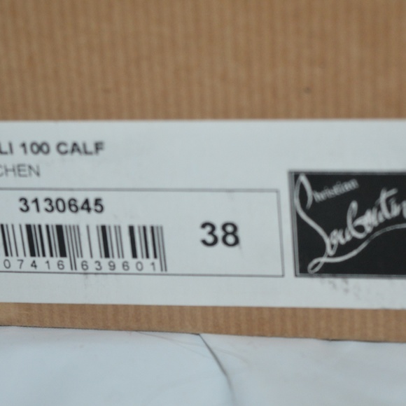 Reposhed—Christian Louboutin Wedge Black Leather Boots - Picture 4 of 8